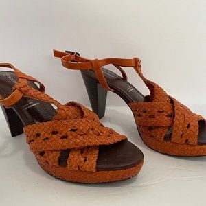 Rockport Chunky Heel Sandals, Size 7
